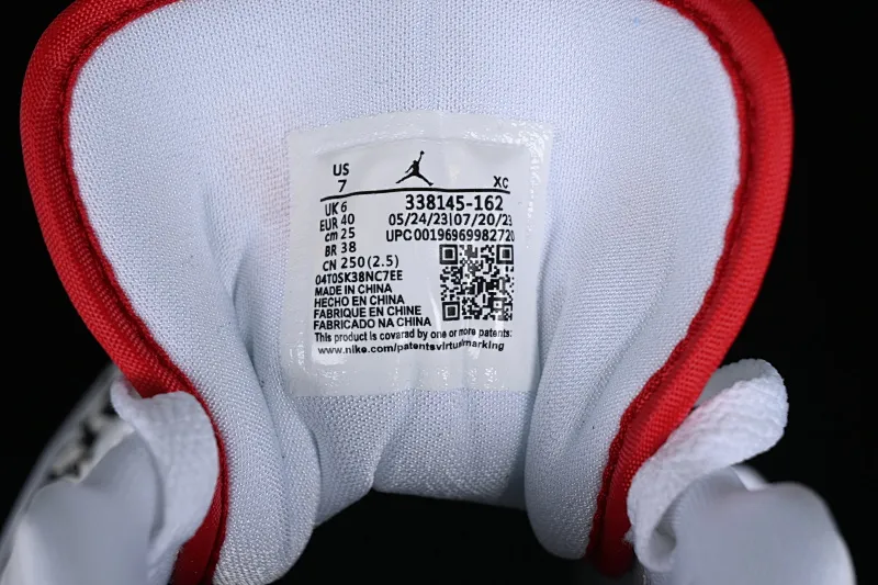 All categories Air Jordan Jordan series basketball shoes Air Jordan 1 Low Z version Air Jordan 1 Low AJ1 Joe 1 white burst pattern low-top cultural casual sneakers 338145-162